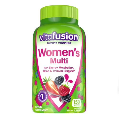 Vitafusion Women's Multivitamin Gummies; Daily Vitamins for Women; Berry Flavored; 150 Count Vitafusion Women's Multivitamin Gummies; Daily Vitamins for Women; Berry Flavored; 150 Count