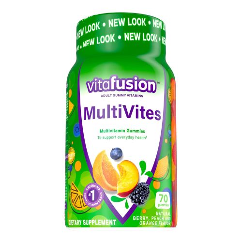 Vitafusion Multivites Multivitamin Gummy; Berry; Peach and Orange Flavor; 70 Count Vitafusion Multivites Multivitamin Gummy; Berry; Peach and Orange Flavor; 70 Count
